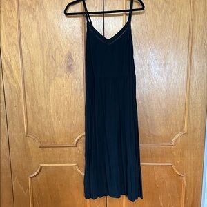 Old Navy Black Midi Dress